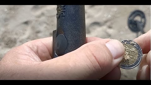 Zoeken met de metaaldetector op het strand van Egmond aan zee idd 135