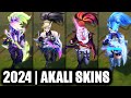 All akali skins spotlight 2024  league of legends