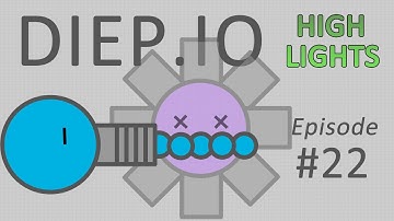 Diep.io Highlights #22: Stacking The Points With Streamliner (700k)!
