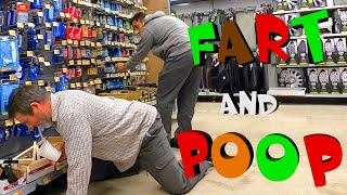 Farting Then Pooping On The Floor Again Fart Prank