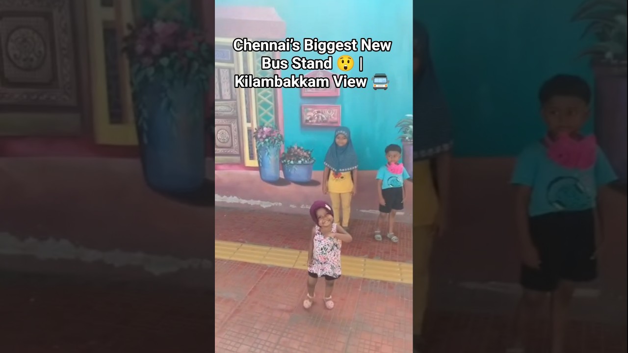 Chennai&rsquo;s Biggest New Bus Stand 😲 | Kilambakkam View 🚍#shorts #shortsfeed #viral #new #chennai #bus