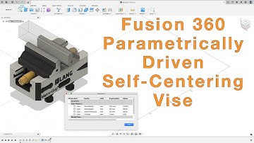 Fusion 360 Parametric Self Centering Vise