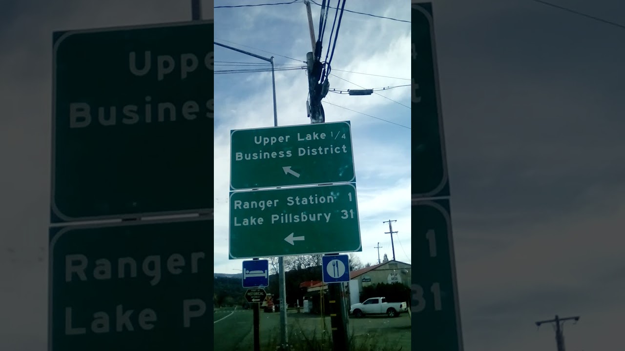 Lake Pillsbury is a good place to go when you have a vehicle like a Ford Ranger.