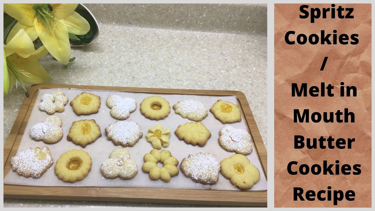 Spritz Cookies Butter Cookies Easy & Simple Cookie Recipe