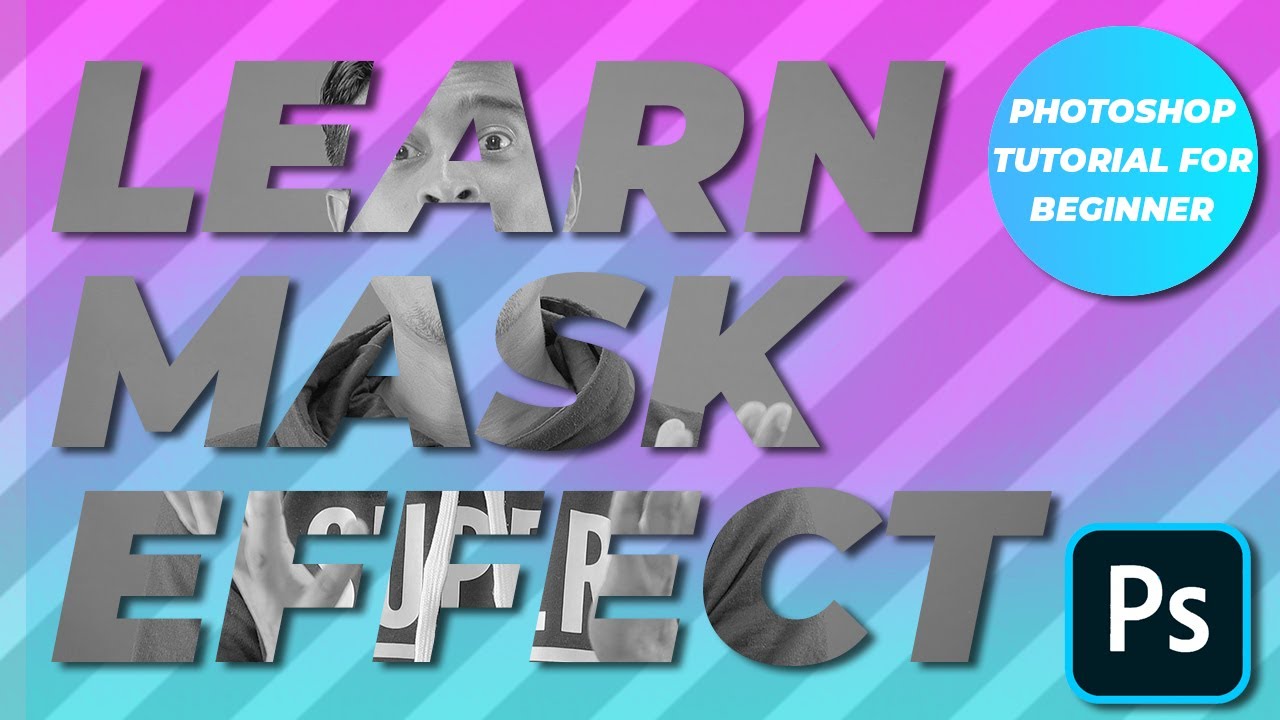 Text Mask Examples How to Create Text Mask in Adobe Photoshop - Easy Tutorial - YouTube