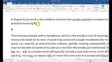 Microsoft Word: Hide/Show button tutorial