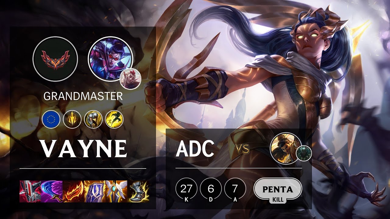 Vayne ADC vs Akshan - EUW Grandmaster Patch 12.5
