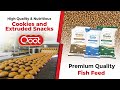 Good food revolution qoot and happy feeds  nutritious and delicious cookies snacks fishfeed