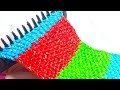Rainbow Loom-Pulseiras com elásticos(ESCAMA DE DRAGÃO)com o PENTE Dragon Scale Loom Bands gomitas