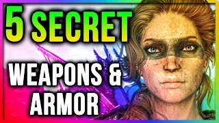 Skyrim 5 SECRET Unique Weapons & Armor Locations (Best Easy to get Special Edition #2)!