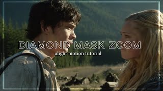 diamond mask zoom | alight motion tutorial