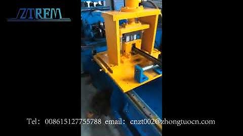 C Strut Channel Forming Machine with stacker