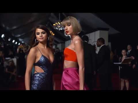 Taylor swift and selena gomez glambot redcarpet