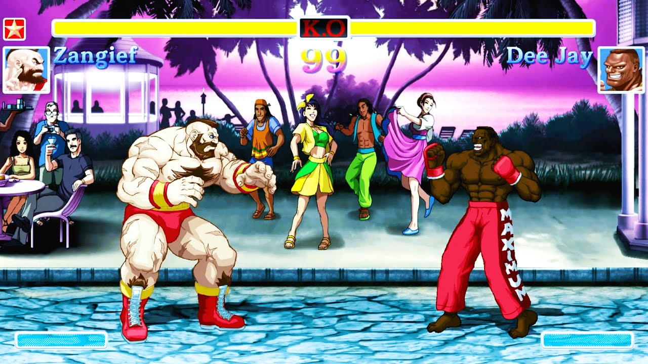 Zangief  vs Dee Jay (Hardest) Street Fighter 2: