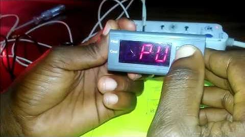 Setting the MH1210B temperature controller for Incubator aquarium