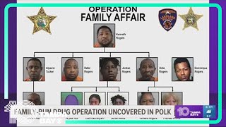 Polk County sheriff details 12 arrests in multi-generational drug bust