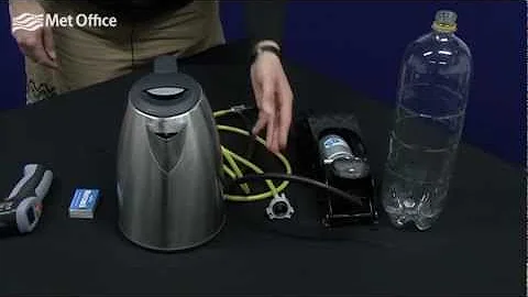 Cloud in a bottle experiment