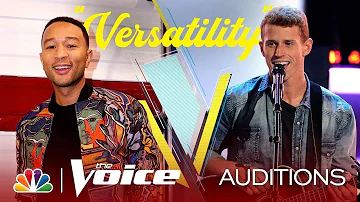 Jared Herzog sing "Speechless" on The Blind Auditions of The Voice 2019