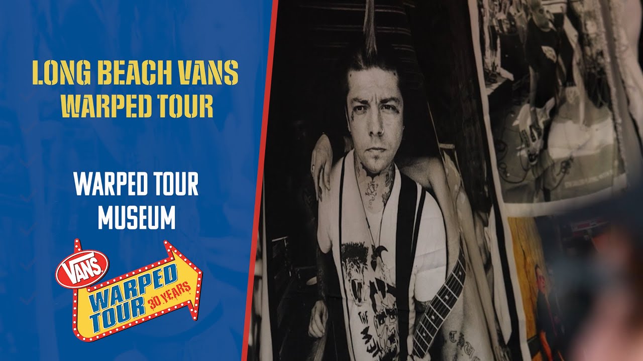 Vans Warped Tour Long Beach 2025: Warped Tour Museum - YouTube