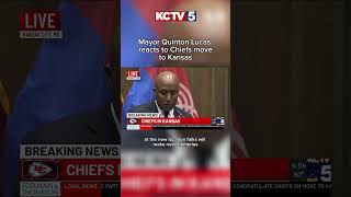 Kansas City Mayor Quinton Lucas addresses Chiefs across state line
