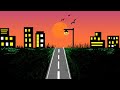 Highway scenery drawing | How to Draw in Ms Paint | drawing in paint in computer | paint on computer