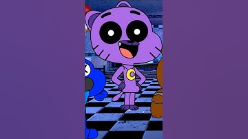 Amazing World of Gumball X Smiling Critters Rainbow Friends FNAF #fnaf #Catnap #shorts #huggywuggy