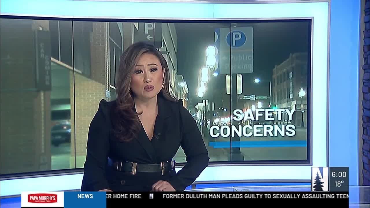 Why security enhancements have not been used in downtown Duluth parking ramp