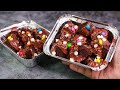 Brownie Pudding Dessert Box | Chocolate Brownie Box Recipe | Eggless & Without Oven | Yummy