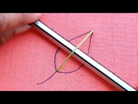 Pata Design | Embroidery of Leaf for Beginners| অসাধারণ পাতার ডিজাইন ...