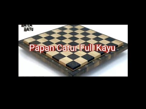 Video: Cara Membuat Papan Catur Dari Kayu