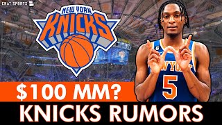 REPORT: Immanuel Quickley $100 MM CONTRACT EXTENSION? | New York Knicks News \& Rumors