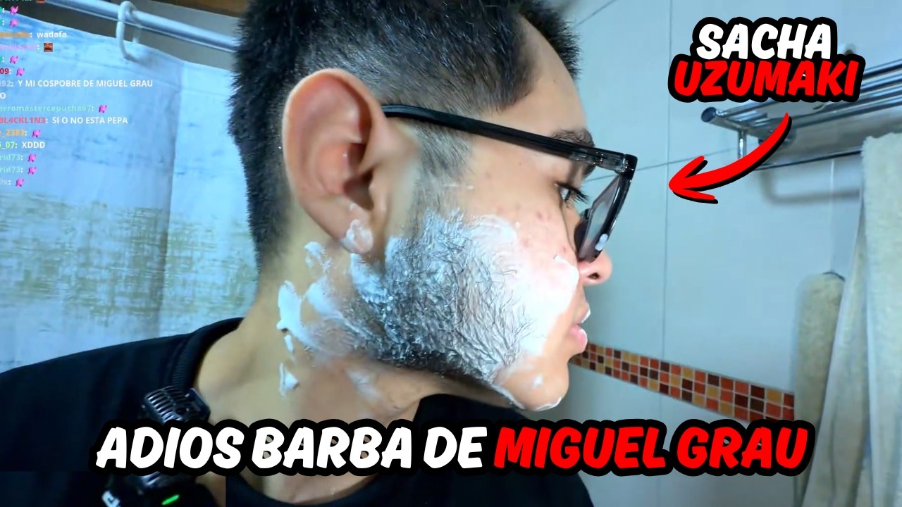 🧔SACHA POR FIN SE QUITA ESA BARBA TAN FEA QUE TENIA 🪒