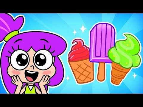 Which Ice Cream Flavour Is The Best? | Viv and Denny Stories Ice Cream Cartoons
