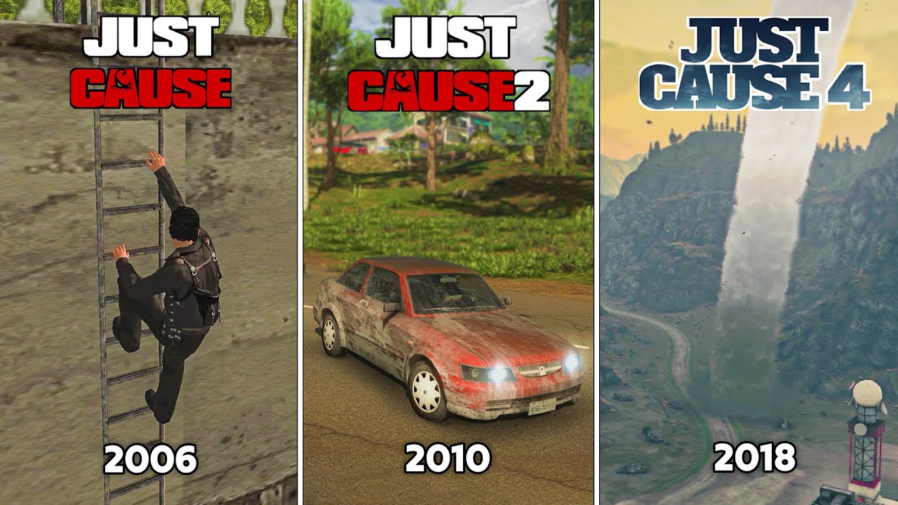 Внимание к деталям в играх Just Cause (2006 - 2018)