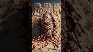 Ant War Gets Out of Control With Fireworks #shorts #battle