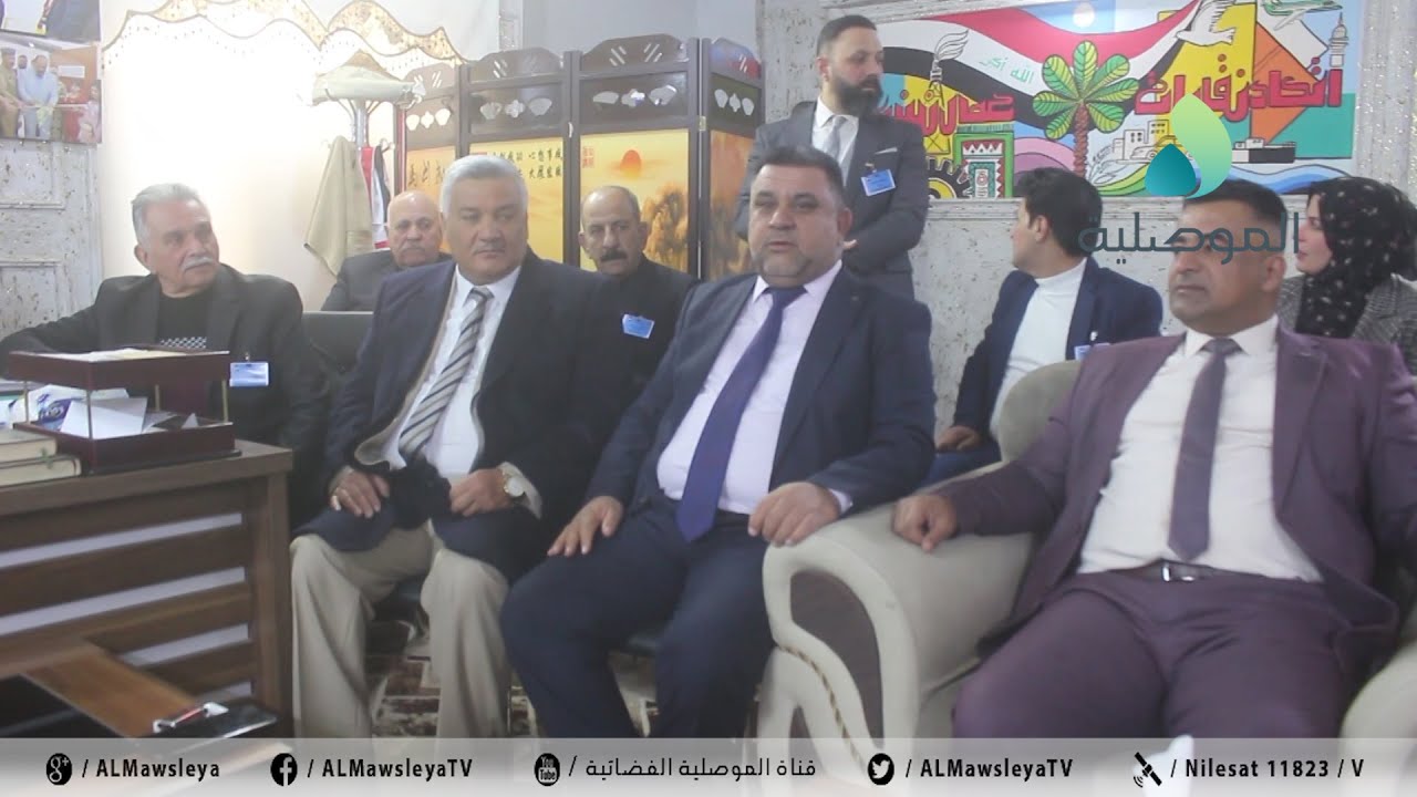 رؤساء الاتحادات النقابية العمالية في العراق يزورون إتحاد نقابات العمال في نينوى لبحث أوضاع العمال