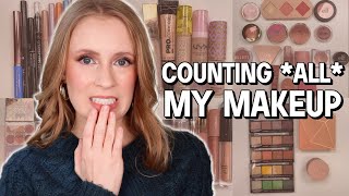 MY MAKEUP INVENTORY 2022 📋 (how much has my collection grown in a year?)