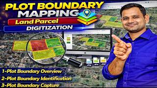 Plot Mapping in ArcGIS | Plot Boundary Digitization हिंदी में I Plot Boundary Mapping कैसे करें