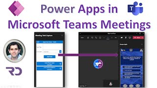 create teams meeting apps with power apps