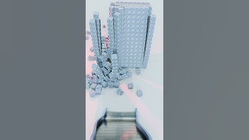 Steel Ball vs Block Wall 💥 | 3D Blender Simulation