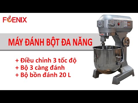 Video Máy Đánh Bột Đa Năng 2020 - Giới thiệu và vận hành máy - youtube
