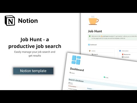 Job Hunting Template on Notion