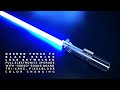 Hasbro force fx black series luke saber full electronics upgrade with verso sound board
