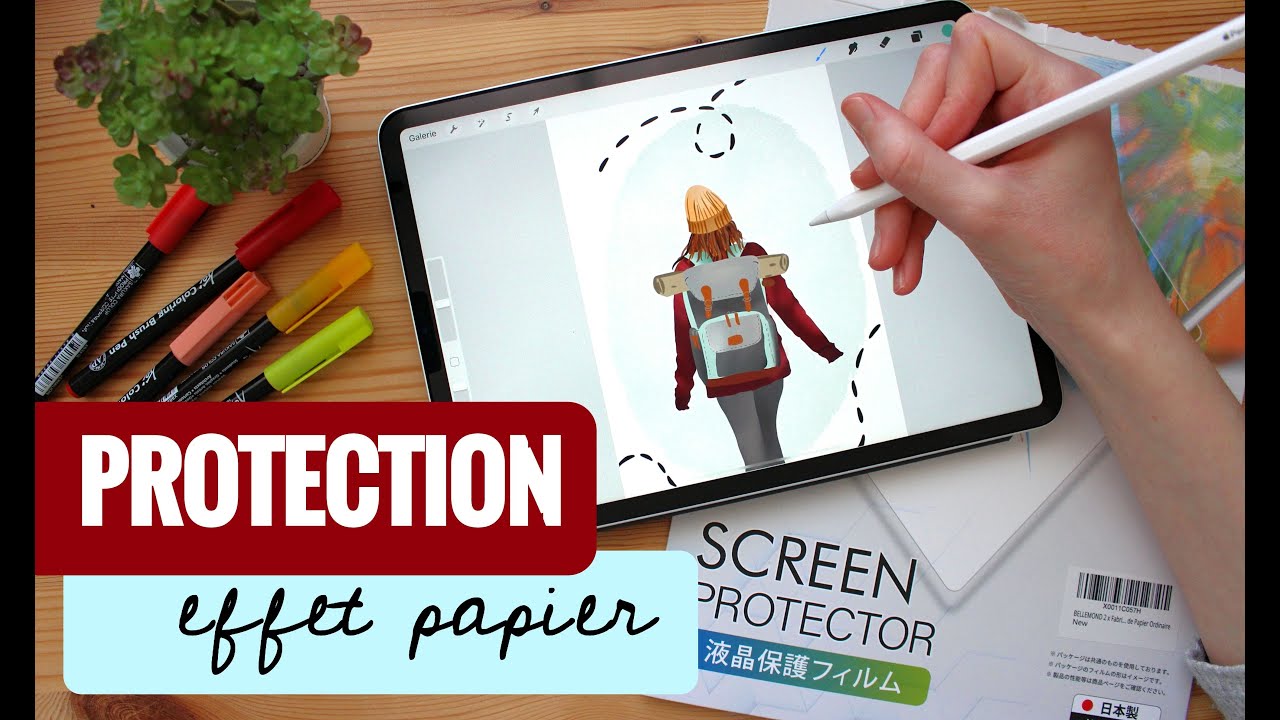 Films de protection à effet papier pour iPad