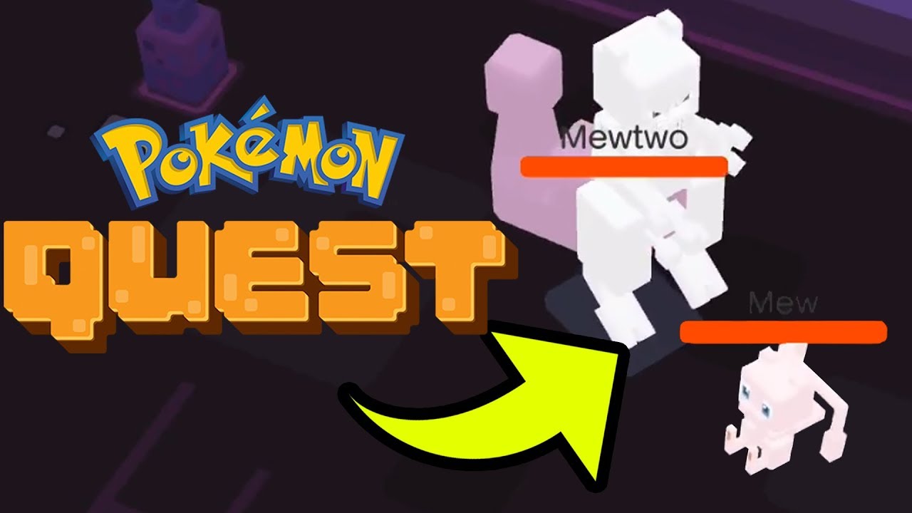 Pokemon Quest Beating Mewtwo! How to Beat Mewtwo in Pokemon Quest! 