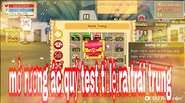 [HTTH_zicky1st] Mở 20 rương ác quỷ test tỉ lệ ra trái trung