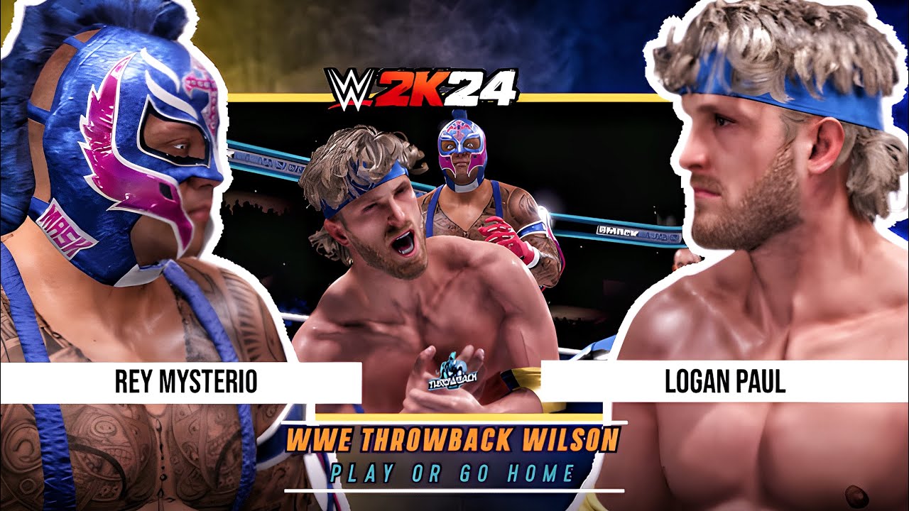 🎯WWE 2K24 | Rey Mysterio vs Logan Paul: Epic Showdown | Full Match | WWE Smackdown
