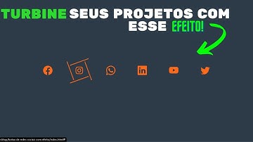 Botões de Redes Sociais animado usando Html e Css [seus projetos serão DESTAQUE!! ]