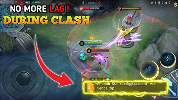 How To Fix Fps Drops during Clash in Mobile Legends | Using Smooth Skill Config | Ace Senpai