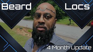 #990 - Beard Locs | 4 Month Update + Length Check